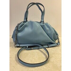 INC International Concepts Shoulder Crossbody Satchel Vegan Purse Bluebell NWOT
